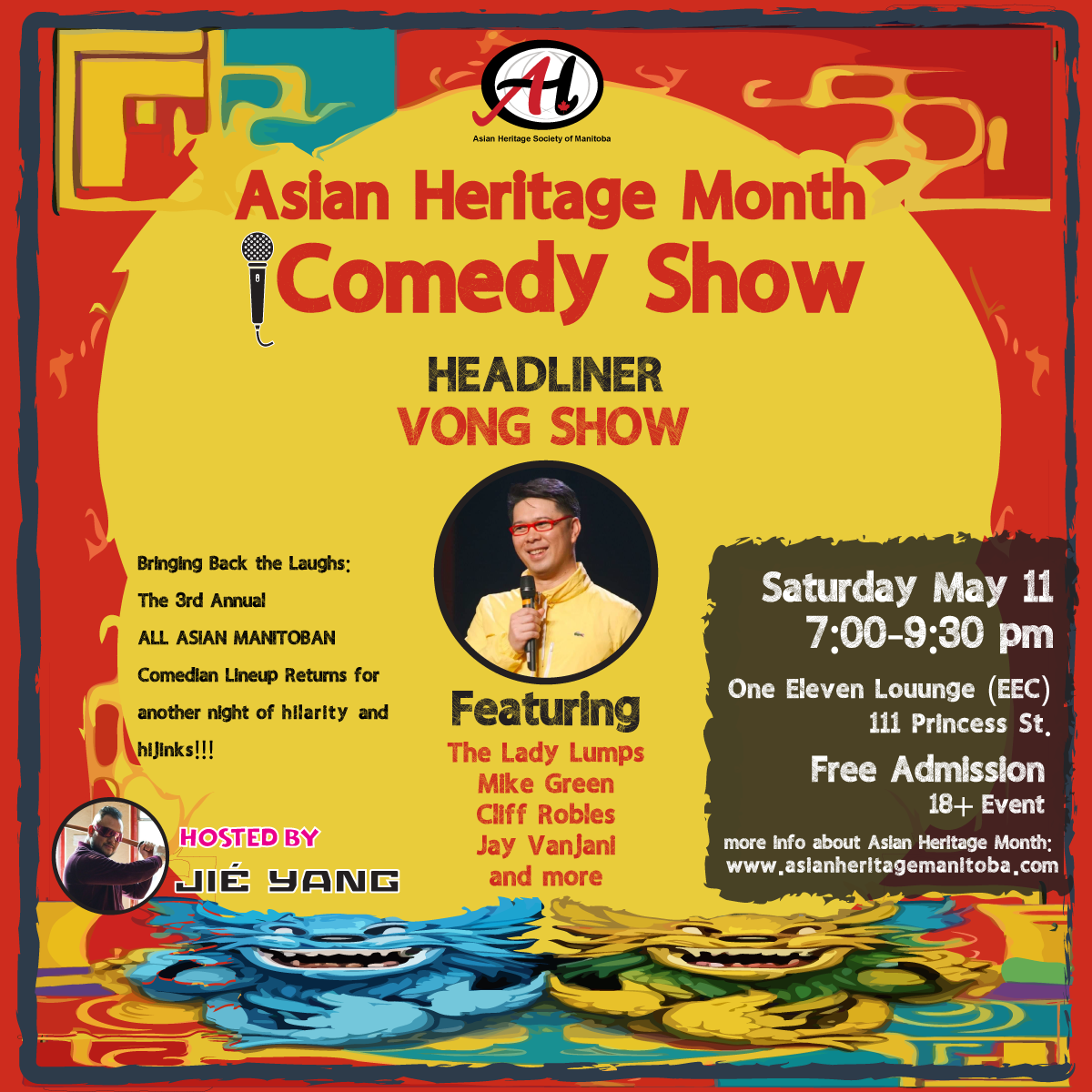 asian heritage month comedy show