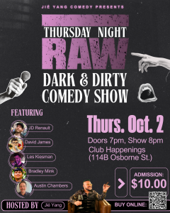 Thursday Night RAW Dark & Dirty Comedy Show